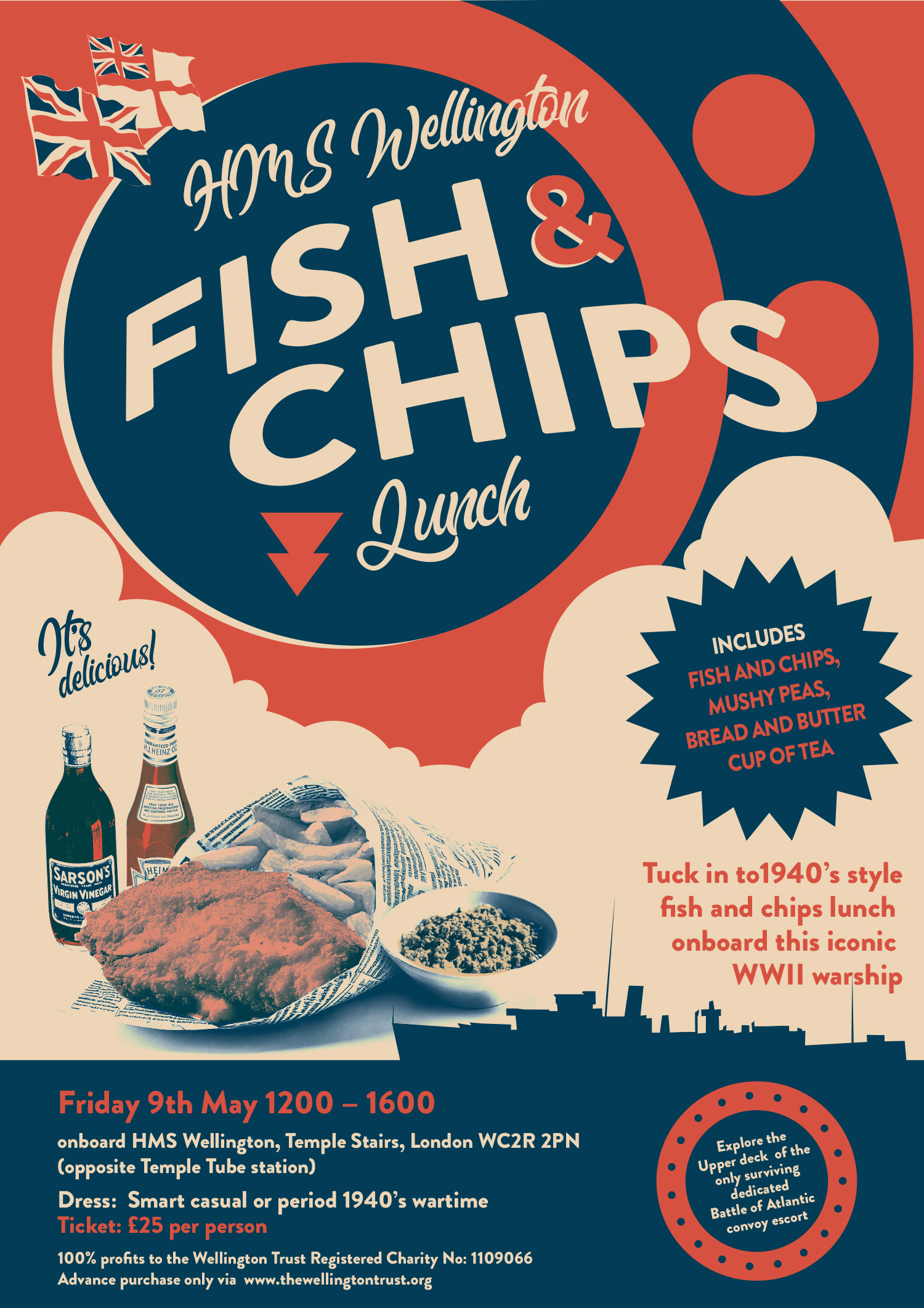 Fish and chips poster