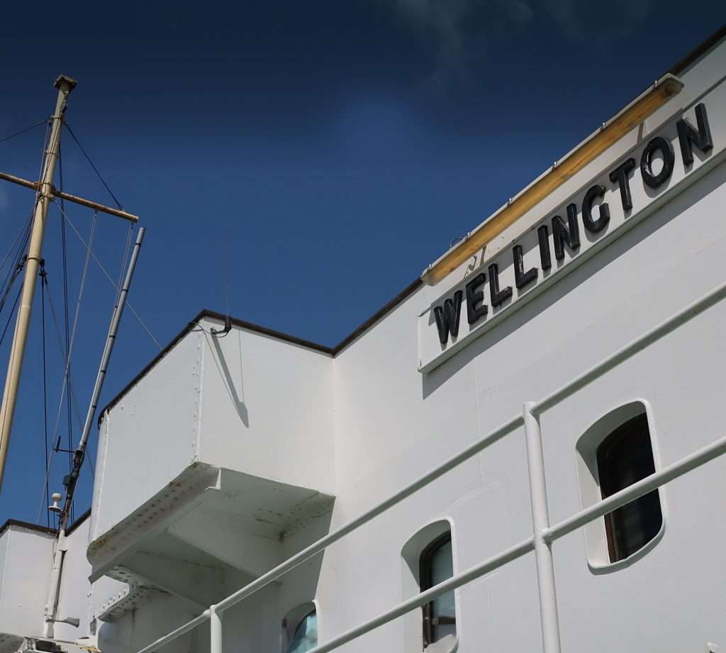 Exterior image of HMS Wellington