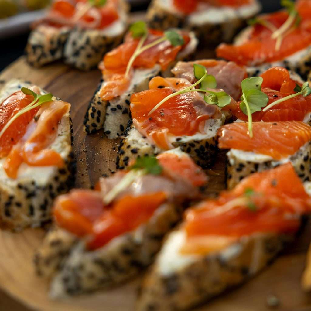 Salmon Canapés
